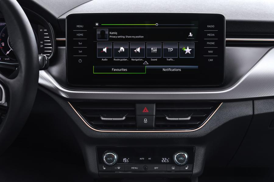 Детали интерьера Skoda Kamiq 2019 года  (WW) (фото 71 из 217)